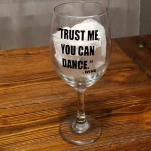 Handmade wine glass